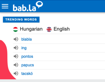 Pronounciation ⭑ New words in typical sentences.