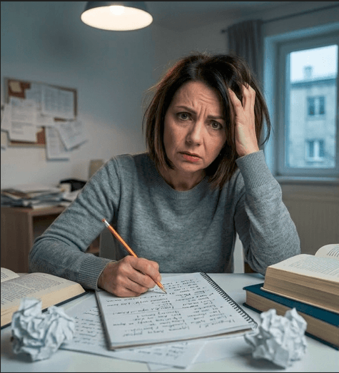 frustrated woman